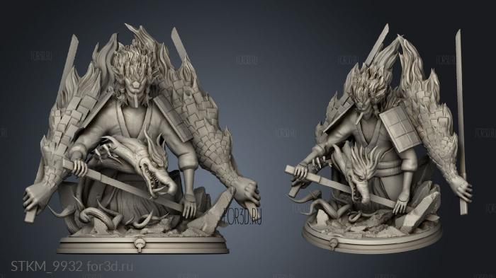 MADAITH SUSANOO FORMAT SUSANOO WOOD DRAGON IN stl model for CNC