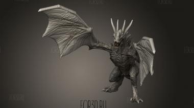 Нога дракона 3d stl модель для ЧПУ