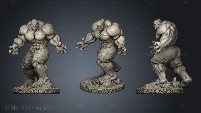 Hulk stl model for CNC