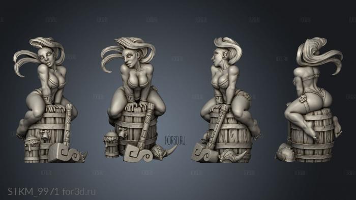 Runa Dwarven Beauty stl model for CNC