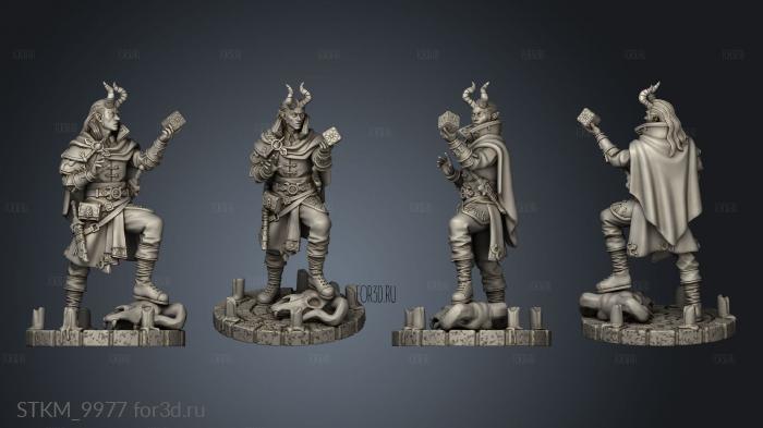 Society Speak the Devi Agamar Infernal Warlock stl model for CNC