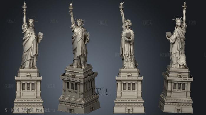 Statue Liberty stl model for CNC