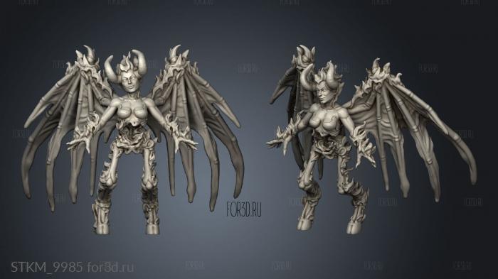 Succubus sisters stl model for CNC