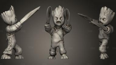 Baby Groot With Ravager Clothes