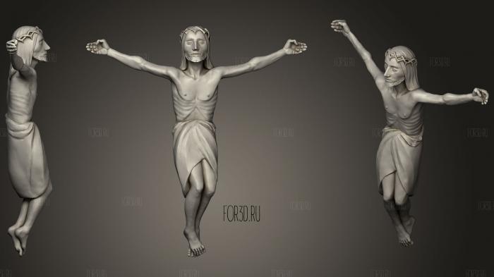 Barlach Jesus On Cross (Re ed From Photos) 3d stl for CNC