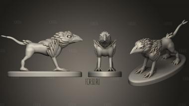 Bird Beast   Chimera stl model for CNC