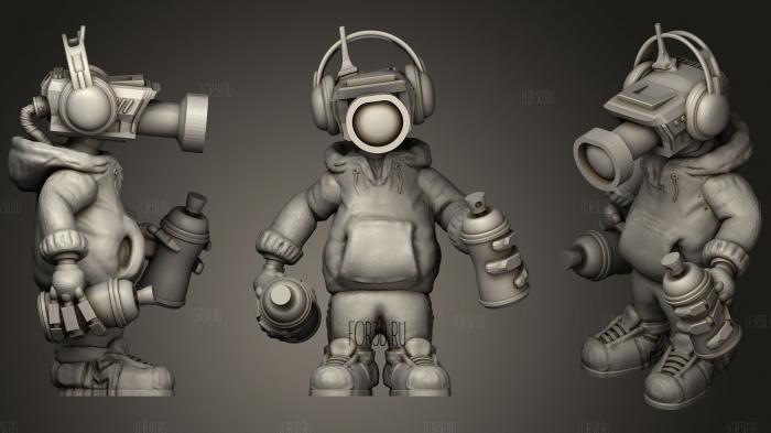 Cctv Punk By Mehdals 3d stl for CNC