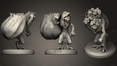 CE3 Loot Goblin Standing stl model for CNC