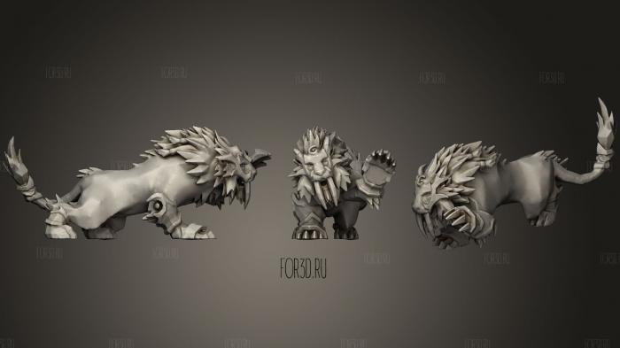 Feral Druid Artifact Ghost Of The Pride Mother 3d stl for CNC