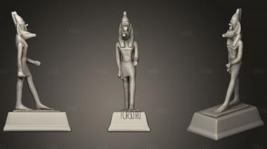 Figurilla egipcia Egyptian statuette stl model for CNC