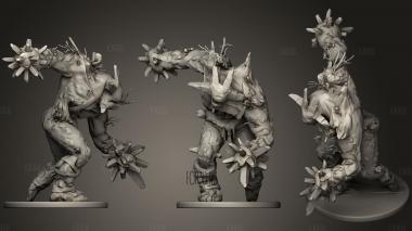 Fire Elemental (Witcher 3) stl model for CNC