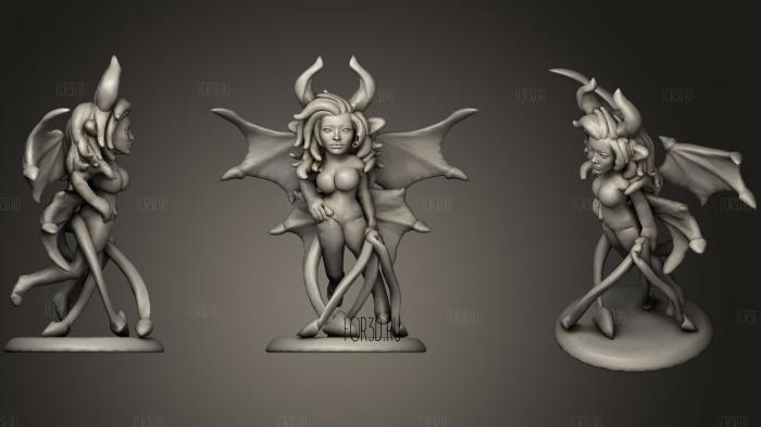 FYRONA THE SUCCUBUS 3d stl for CNC