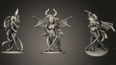 FYRONA THE SUCCUBUS stl model for CNC