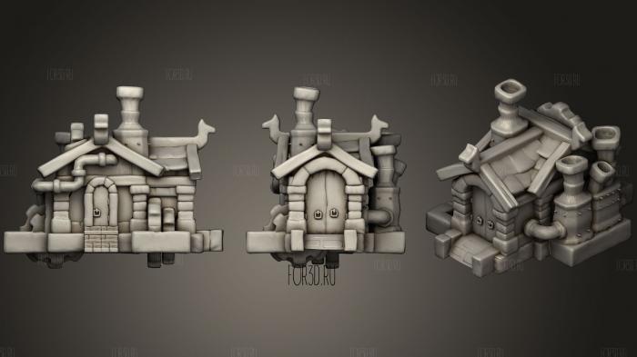 Human RTS Building Set5 3d stl for CNC