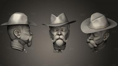 Jack Daniel Head High Poly PSTL