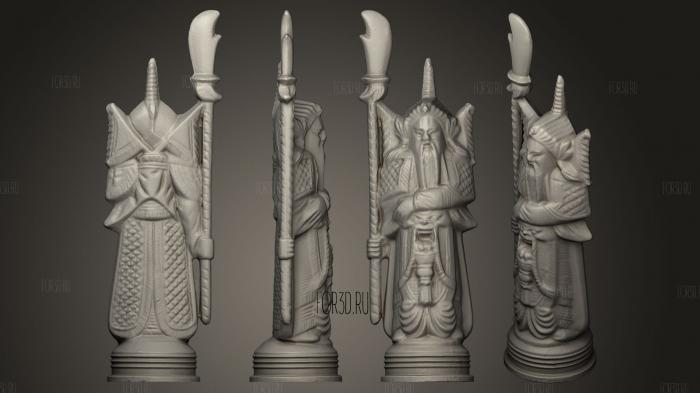 Jade Chess King [Final 3d stl for CNC