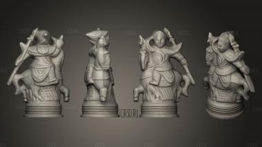 Jade Chess Knight [Final stl model for CNC