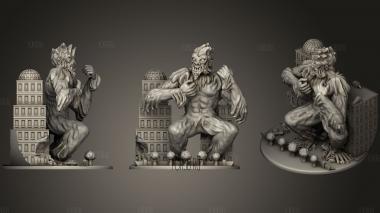 King Of Tokyo  The King Proxy stl model for CNC