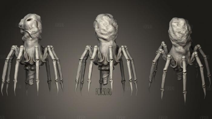 Knobby White Spider From The Star Wars 3d stl for CNC
