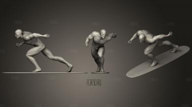 Marvel Silver Surfer stl model for CNC