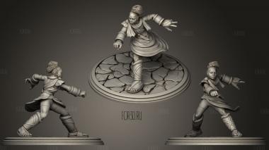 Orc Child1 Girl fixed stl model for CNC