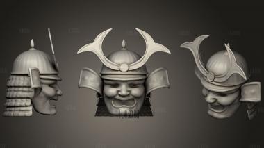 Samurai helmet Free download stl model for CNC