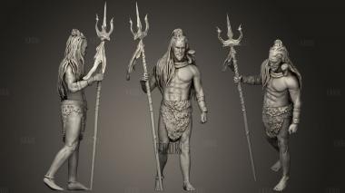 Shiva Jatadhar   The One With Matted Hair stl model for CNC