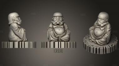 Storm Budda (Remix) stl model for CNC