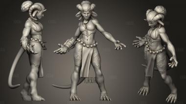 Tiefling Warlock Miniature