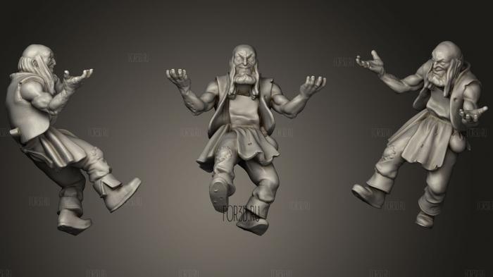Ian Mc Kellen  The Lord of the Rings 3d stl for CNC