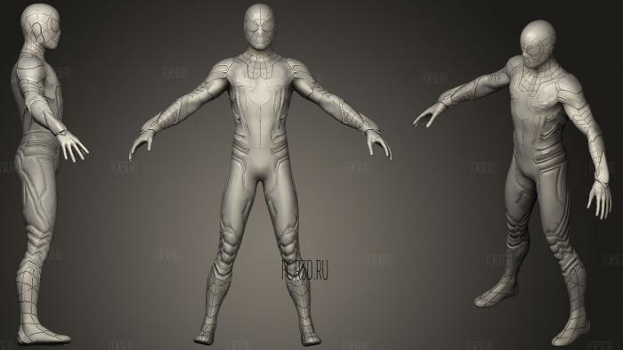 Железный Человек-Паук Человек-Паук 3d stl модель для ЧПУ