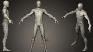 Iron Spidey Spiderman stl model for CNC
