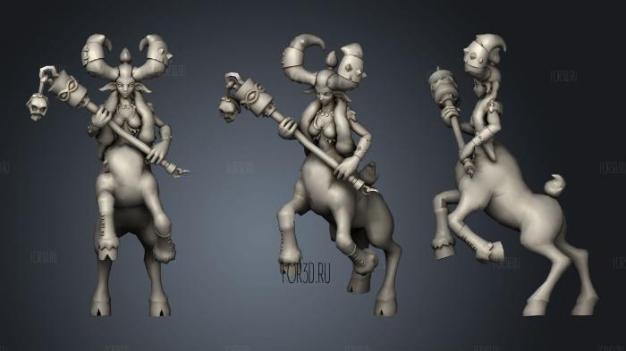 Centaur viking baldi konijn 3d stl for CNC