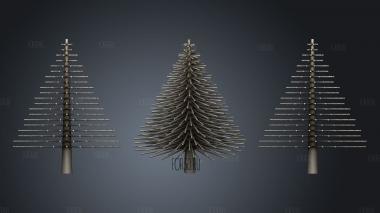 Christmas Tree Pine Tree stl model for CNC