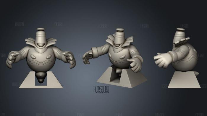 Dusknoir 3d stl for CNC