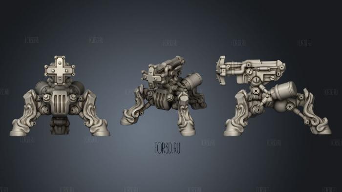 Eldritch Cannons 3d stl for CNC
