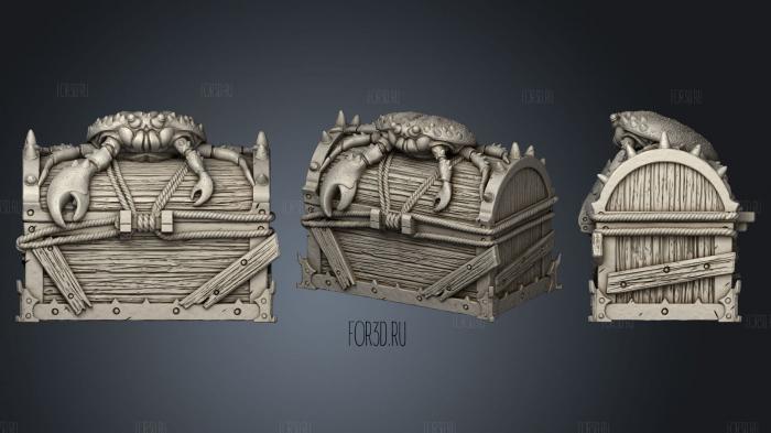 Festering Swamp Swamp Chest 3d stl for CNC