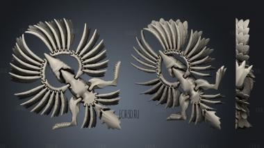 Flexi Factory Phoenix stl model for CNC