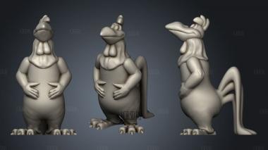 Foghorn Leghorn stl model for CNC