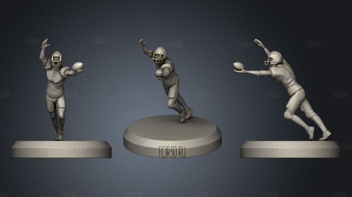 Football Trophy 3d stl for CNC