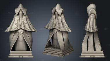 Foreigner Class Chess Piece stl model for CNC