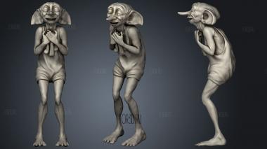 Free Dobby stl model for CNC