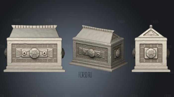 Ghoy Odyssey Chest 3d stl for CNC