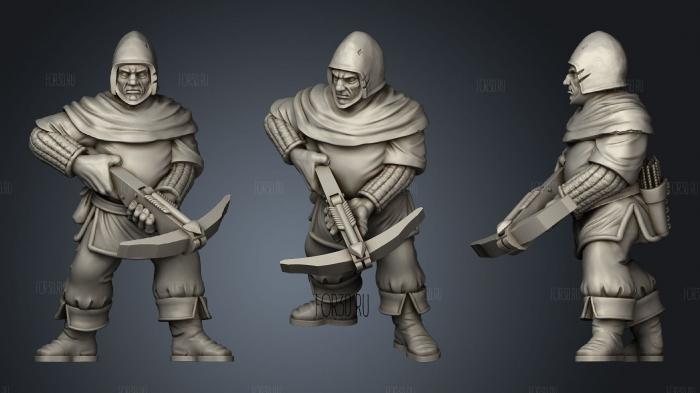 Guards Crossbows 3d stl for CNC