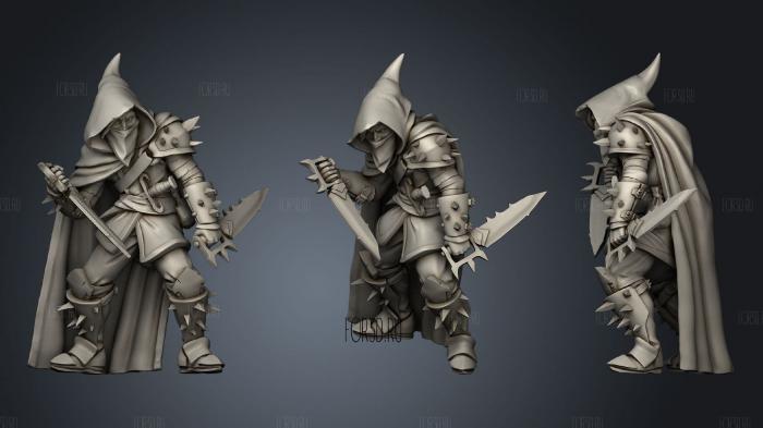 Guttershade Manhunter 3d stl for CNC