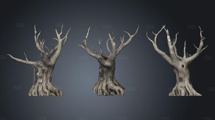 Hangmans Tree 3d stl for CNC