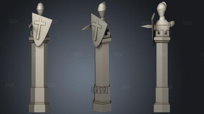 Harry potter wizard chess pieces1 3d stl for CNC