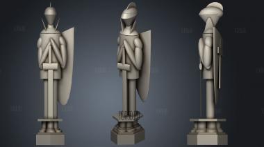 Harry potter wizard chess pieces2 stl model for CNC