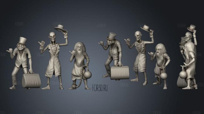 Hitchhiking Ghosts 2 3d stl for CNC