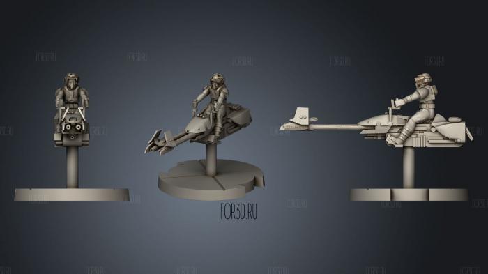 Lanardarna (BOHIMSO) Biker Scout 3d stl for CNC